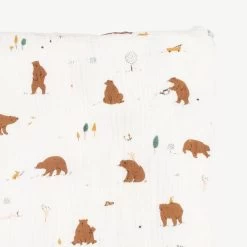 Red Caribou Swaddle FW21 Forester Bears Ivory -Baby Care Shop Red Caribou Swaddle FW21 Forester Bears Ivory 265083 76847.1669340269
