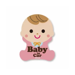 Richell Reflective Stickers Baby Baby In Car