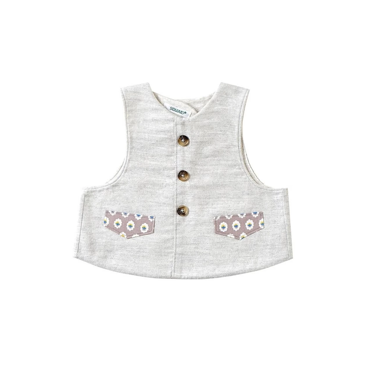 SOULEIADO Wear Bib Dress Gray 1 SOULEIADO Wear Bib Dress Gray