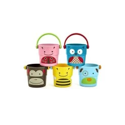 Skip Hop Bath Toy Stack & Pour Buckets