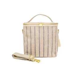 SoYoung Large Cooler Bags Slate Pinstripe
