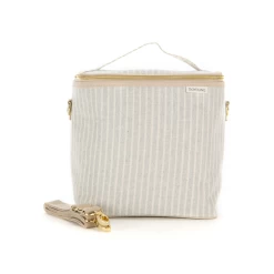 SoYoung Large Lunch Poche Cooler Bag Sand & Stone Bench
