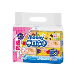 Unicharm Natural Hand And Mouth Paper 60 X 8 (480)