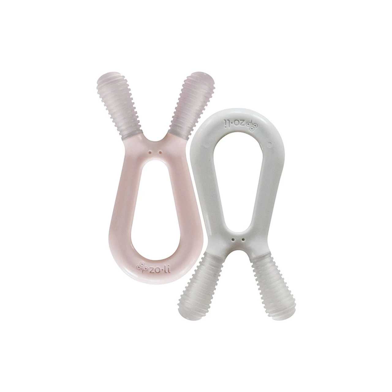 ZOLI - BUNNY Teethers Blush/Ash 1 ZOLI - BUNNY Teethers Blush/Ash