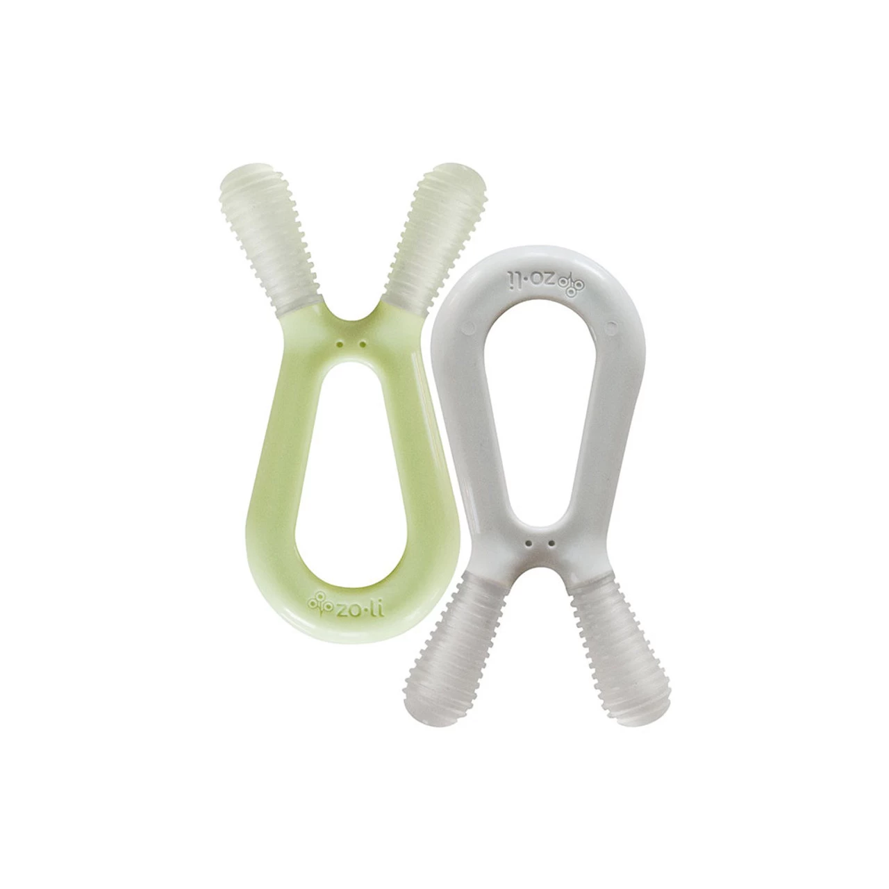 ZOLI - BUNNY Teethers Sage/Ash 1 ZOLI - BUNNY Teethers Sage/Ash